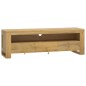 vidaXL Mueble de TV madera maciza de teca 110x30x35 cm