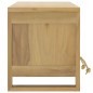 vidaXL Mueble de TV madera maciza de teca 110x30x35 cm