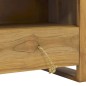 vidaXL Mueble de TV madera maciza de teca 110x30x35 cm