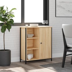 vidaXL Aparador de madera de ingeniería roble Sonoma 70x30x80 cm