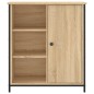 vidaXL Aparador de madera de ingeniería roble Sonoma 70x30x80 cm