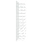 vidaXL Botellero de pared para 24 botellas 2 unidades hierro blanco vidaXL Botellero de pared para 24 botellas 2 unidades hierro blanco