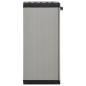 vidaXL Armario de jardín con 1 estante gris y negro 35x40x85 cm vidaXL Armario de jardín con 1 estante gris y negro 35x40x85 cm