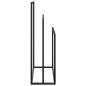 vidaXL Toallero de pie de hierro negro 48x24x79 cm vidaXL Toallero de pie de hierro negro 48x24x79 cm
