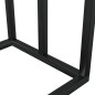 vidaXL Toallero de pie de hierro negro 48x24x79 cm vidaXL Toallero de pie de hierro negro 48x24x79 cm