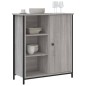 vidaXL Aparador de madera de ingeniería gris Sonoma 70x30x80 cm vidaXL Aparador de madera de ingeniería gris Sonoma 70x30x80 cm