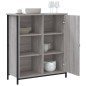vidaXL Aparador de madera de ingeniería gris Sonoma 70x30x80 cm vidaXL Aparador de madera de ingeniería gris Sonoma 70x30x80 cm