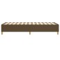 vidaXL Estructura de cama box spring tela marrón 90x200 cm vidaXL Estructura de cama box spring tela marrón 90x200 cm