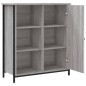 vidaXL Aparador de madera de ingeniería gris Sonoma 70x30x80 cm vidaXL Aparador de madera de ingeniería gris Sonoma 70x30x80 cm
