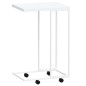 vidaXL Mesa auxiliar con ruedas contrachapado blanco 40x30x63,5 cm vidaXL Mesa auxiliar con ruedas contrachapado blanco 40x30x63,5 cm