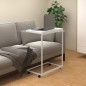 vidaXL Mesa auxiliar con ruedas de contrachapado blanco 55x35x70 cm vidaXL Mesa auxiliar con ruedas de contrachapado blanco 55x35x70 cm