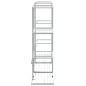 vidaXL Soporte para flores de hierro blanco 94,5x25x89 cm vidaXL Soporte para flores de hierro blanco 94,5x25x89 cm
