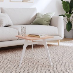 vidaXL Tablero de mesa cuadrado de madera maciza de haya 40x40x1,5 cm