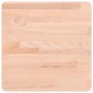 vidaXL Tablero de mesa cuadrado de madera maciza de haya 40x40x1,5 cm