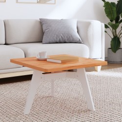 vidaXL Tablero de mesa cuadrado de madera maciza de haya 60x60x2,5 cm