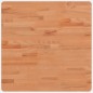 vidaXL Tablero de mesa cuadrado de madera maciza de haya 60x60x2,5 cm