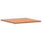 vidaXL Tablero de mesa cuadrado de madera maciza de haya 80x80x2,5 cm