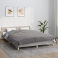 vidaXL Manta con peso tela gris 220x235 cm 15 kg