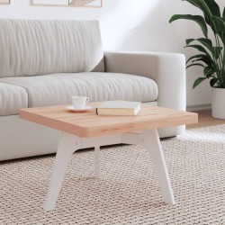 vidaXL Tablero de mesa cuadrado de madera maciza de haya 60x60x4 cm