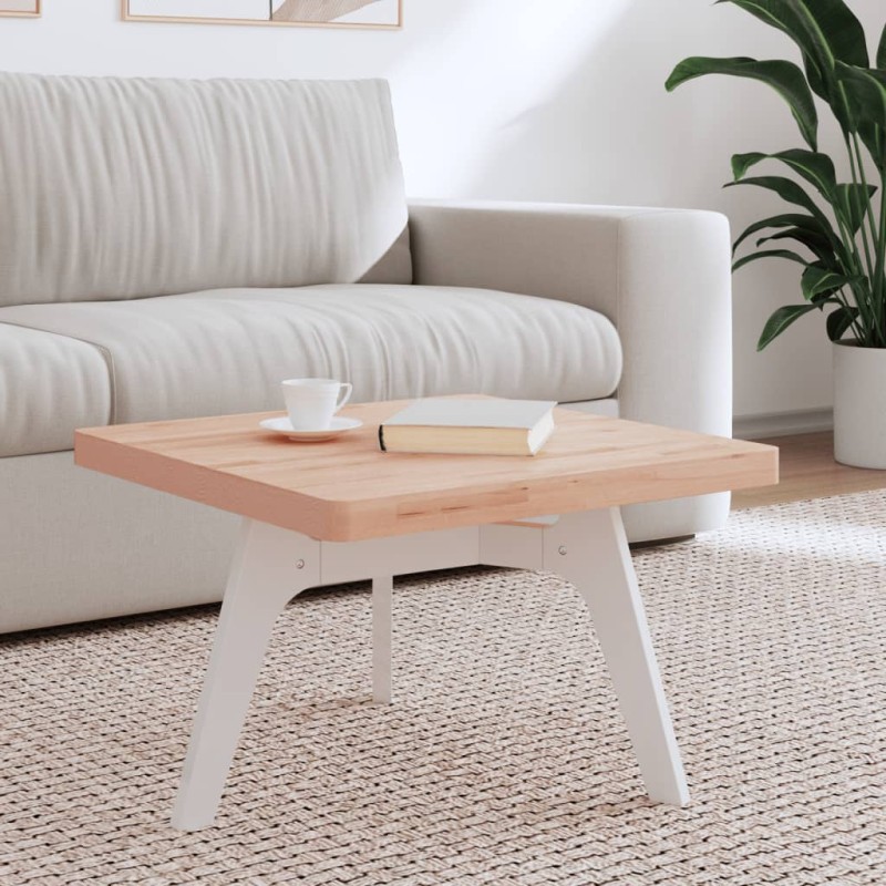 vidaXL Tablero de mesa cuadrado de madera maciza de haya 60x60x4 cm vidaXL Tablero de mesa cuadrado de madera maciza de haya 60x60x4 cm