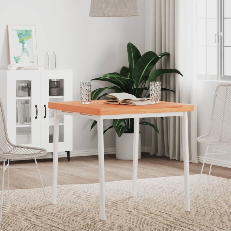 vidaXL Tablero de mesa cuadrado de madera maciza de haya 70x70x4 cm vidaXL Tablero de mesa cuadrado de madera maciza de haya 70x70x4 cm