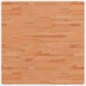 vidaXL Tablero de mesa cuadrado de madera maciza de haya 90x90x4 cm