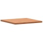 vidaXL Tablero de mesa cuadrado de madera maciza de haya 90x90x4 cm