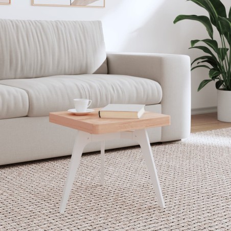 vidaXL Tablero de mesa cuadrado de madera maciza de haya 40x40x4 cm