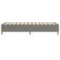 vidaXL Estructura de cama box spring tela gris oscuro 90x200 cm vidaXL Estructura de cama box spring tela gris oscuro 90x200 cm