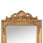 vidaXL Espejo de pie dorado 45x180 cm vidaXL Espejo de pie dorado 45x180 cm