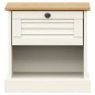 vidaXL Mesita de noche VIGO madera maciza de pino blanco 42x35x40 cm vidaXL Mesita de noche VIGO madera maciza de pino blanco 42x35x40 cm