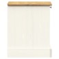 vidaXL Mesita de noche VIGO madera maciza de pino blanco 42x35x40 cm vidaXL Mesita de noche VIGO madera maciza de pino blanco 42x35x40 cm