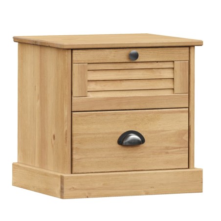 vidaXL Mesita de noche VIGO madera maciza de pino 42x35x40 cm