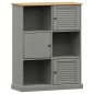 vidaXL Librería VIGO madera maciza de pino gris 90x35x114,5 cm vidaXL Librería VIGO madera maciza de pino gris 90x35x114,5 cm