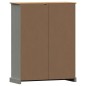 vidaXL Librería VIGO madera maciza de pino gris 90x35x114,5 cm vidaXL Librería VIGO madera maciza de pino gris 90x35x114,5 cm