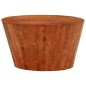 vidaXL Mesa de centro de madera maciza de mango rugosa Ø 52x30 cm vidaXL Mesa de centro de madera maciza de mango rugosa Ø 52x30 cm