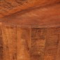 vidaXL Mesa de centro de madera maciza de mango rugosa Ø 52x30 cm vidaXL Mesa de centro de madera maciza de mango rugosa Ø 52x30 cm