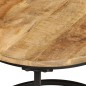 vidaXL Mesas apilables 3 piezas madera maciza de mango rugosa