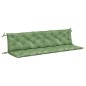 vidaXL Cojines banco jardín 2 uds tela estampado de hojas 200x50x7 cm vidaXL Cojines banco jardín 2 uds tela estampado de hojas 200x50x7 cm
