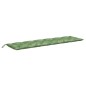 vidaXL Cojines banco jardín 2 uds tela estampado de hojas 200x50x7 cm vidaXL Cojines banco jardín 2 uds tela estampado de hojas 200x50x7 cm