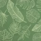 vidaXL Cojines banco jardín 2 uds tela estampado de hojas 200x50x7 cm vidaXL Cojines banco jardín 2 uds tela estampado de hojas 200x50x7 cm