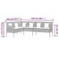 vidaXL Set comedor de jardín 2 pzas con cojines ratán sintético negro vidaXL Set comedor de jardín 2 pzas con cojines ratán sintético negro