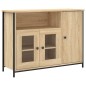 vidaXL Aparador de madera de ingeniería roble Sonoma 100x35x75 cm vidaXL Aparador de madera de ingeniería roble Sonoma 100x35x75 cm