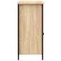 vidaXL Aparador de madera de ingeniería roble Sonoma 100x35x75 cm vidaXL Aparador de madera de ingeniería roble Sonoma 100x35x75 cm
