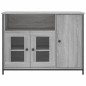 vidaXL Aparador madera de ingeniería gris Sonoma 100x35x75 cm vidaXL Aparador madera de ingeniería gris Sonoma 100x35x75 cm