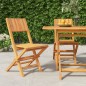 vidaXL Sillas de jardín plegables 2 uds madera maciza teca 47x61x90cm vidaXL Sillas de jardín plegables 2 uds madera maciza teca 47x61x90cm