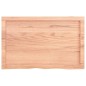 vidaXL Estante pared madera roble tratada marrón claro 80x50x(2-6) cm