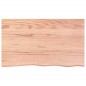 vidaXL Estante pared madera roble tratada marrón claro 100x60x(2-6) cm vidaXL Estante pared madera roble tratada marrón claro 100x60x(2-6) cm
