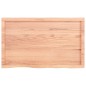 vidaXL Estante pared madera roble tratada marrón claro 100x60x(2-6) cm vidaXL Estante pared madera roble tratada marrón claro 100x60x(2-6) cm