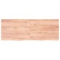vidaXL Estante pared madera roble tratada marrón claro 160x60x(2-4) cm vidaXL Estante pared madera roble tratada marrón claro 160x60x(2-4) cm